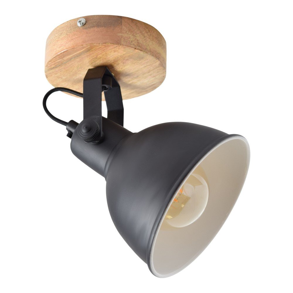 Urban Interiors Plafondspot WoodyØ16 Single Vintage Black - 13235