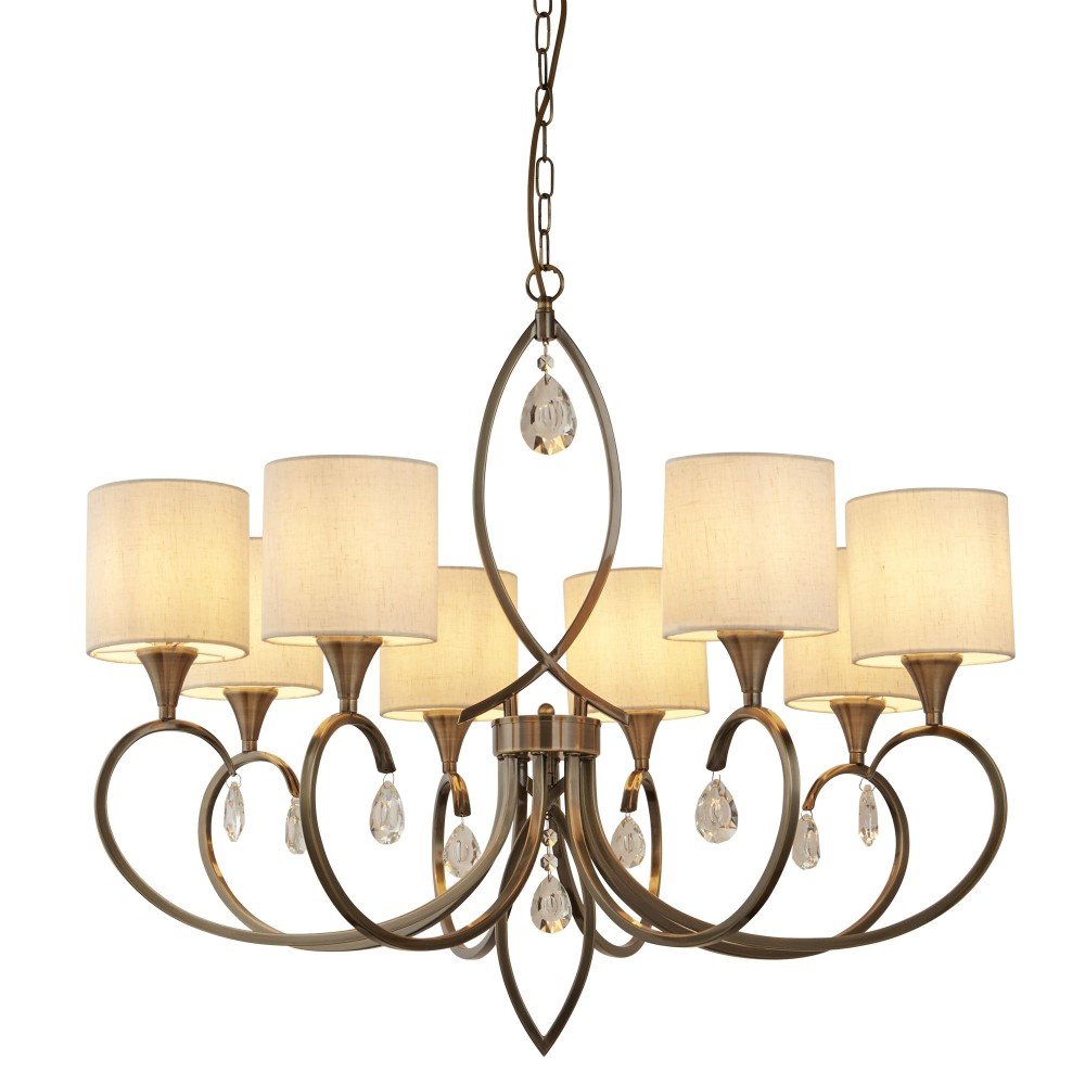 Searchlight Klassieke Hanglamp Alberto - 1608-8AB