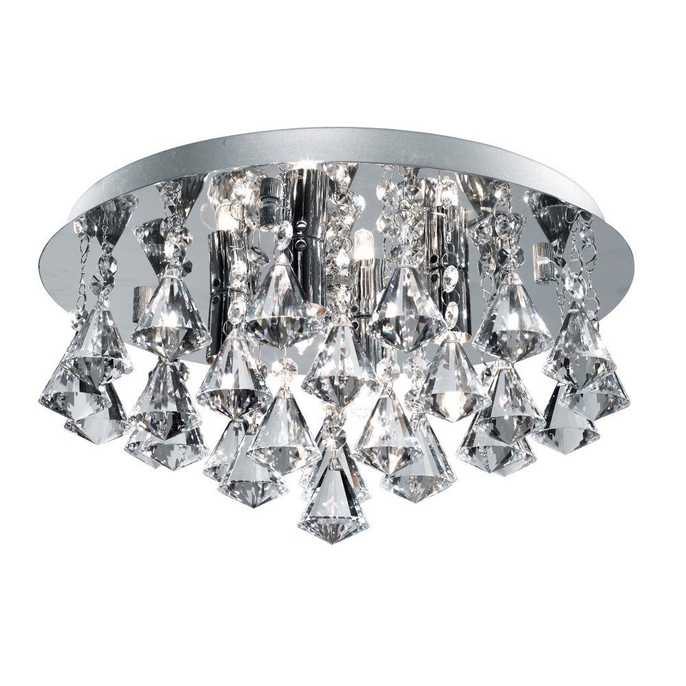 Searchlight Plafond Kroonluchter Hanna - 3304-4CC