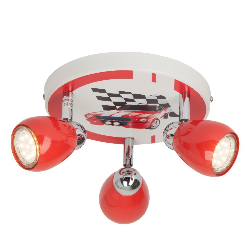 Brilliant Kinderkamer Plafondspot Racing - G56134/71