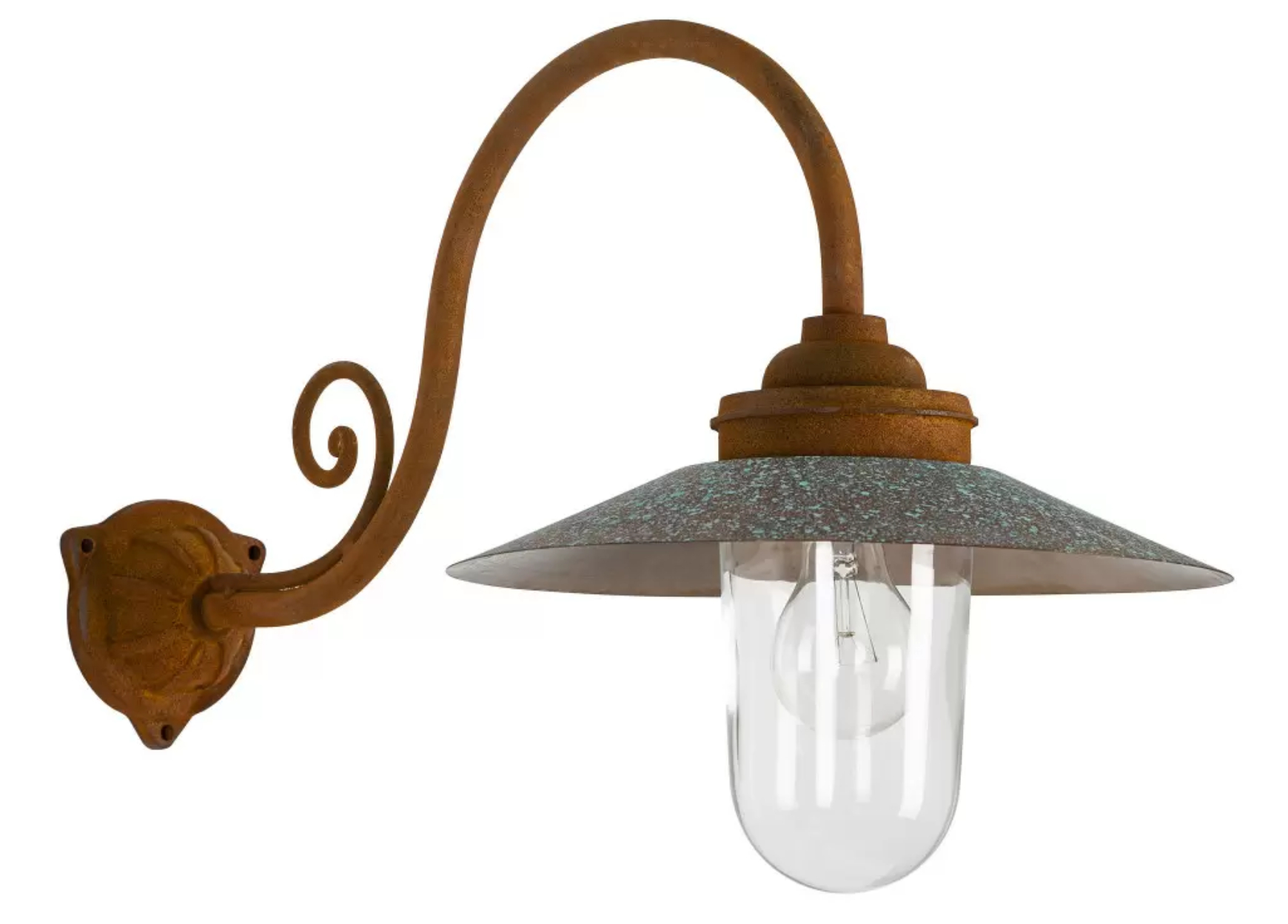 Ks Verlichting Gietijzeren Muurlamp Rhone - 7591