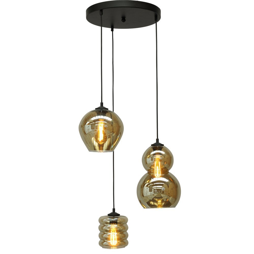 Masterlight Vide Hanglamp Quinto 3Ø 35cm - 2262-05-35-3-05-237