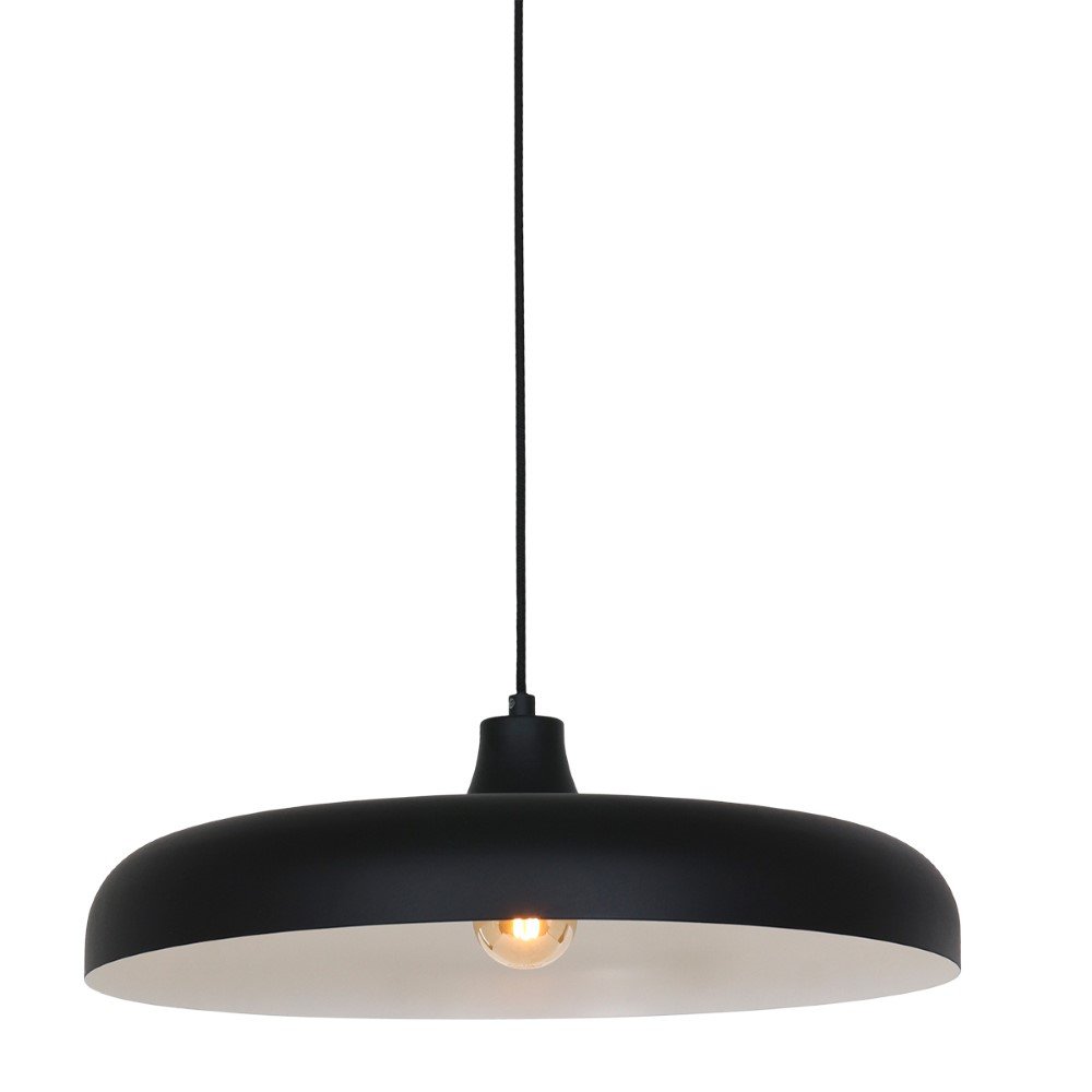 Steinhauer Zwarte Hanglamp KrisipØ 50cm - 2677ZW