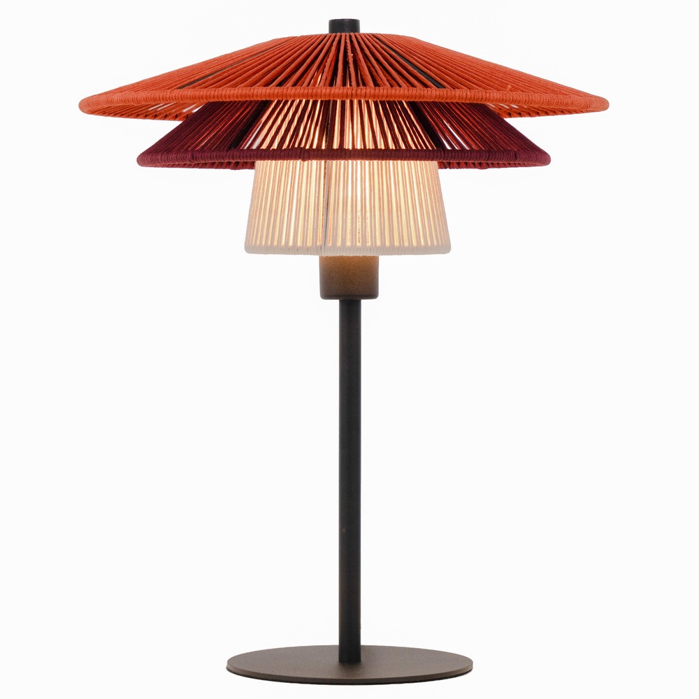Draadlamp Pignona tafel gekleurd