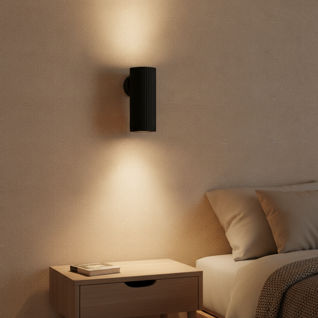 Wandspot Comet zwart