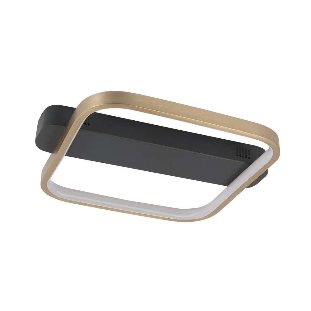 Highlight Design Plafondlamp Ascona Zwart Met Goud 30cm - P6610.38