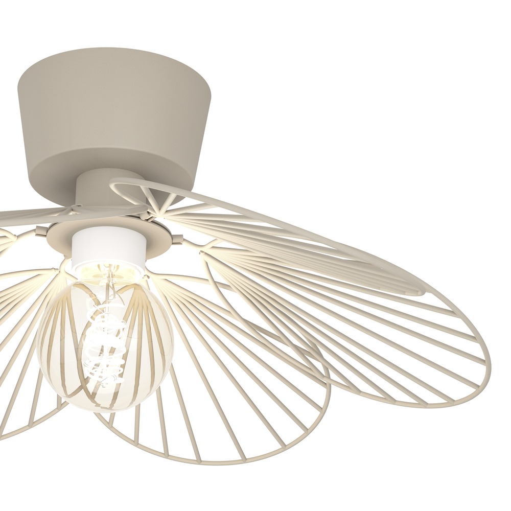 Plafondlamp Binacua zand bruin Ø 45cm