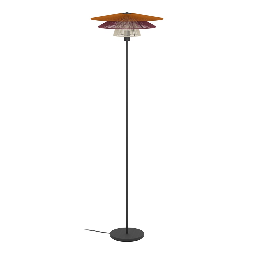 Draadlamp Pignona vloer gekleurd