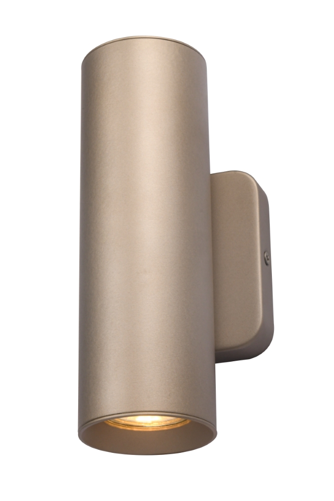 Champagne wandlamp Megano 2 up- en downlight