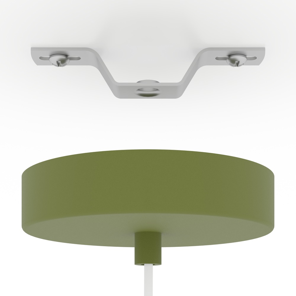 Design hanglamp Berardelli oranje met groen Ø 32cm Eglo 9008606405008