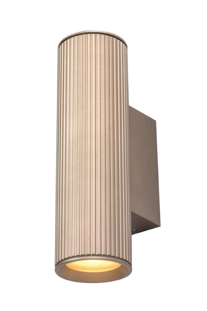 Wandspot ribbels Ribella Champagne met zwart
