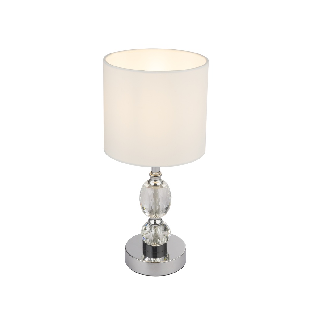 Globo Klassieke Schemerlamp Bronn Chroom 34cm - 24136