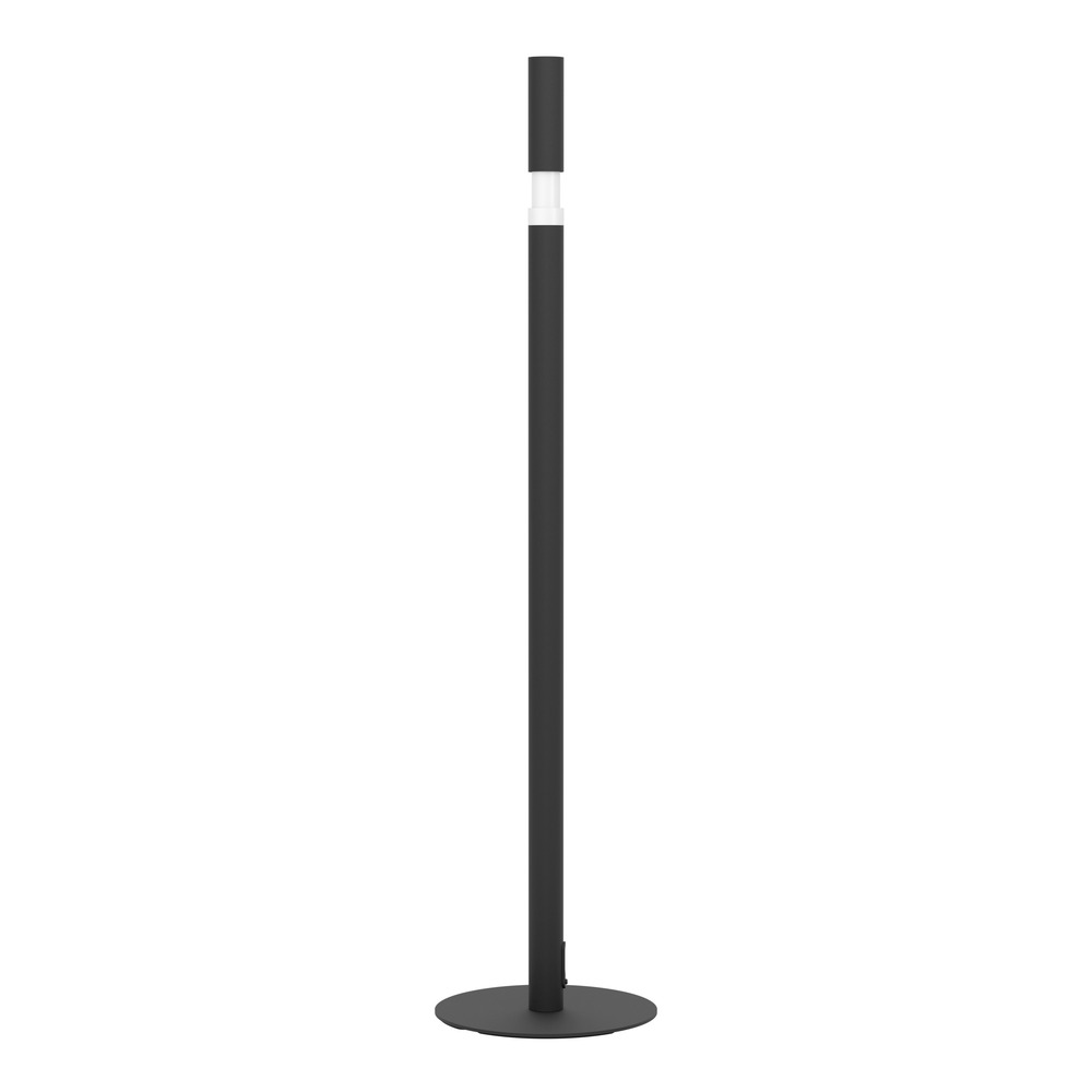 Strakke vloerlamp Parabita zwart met wit Eglo 9008606392414