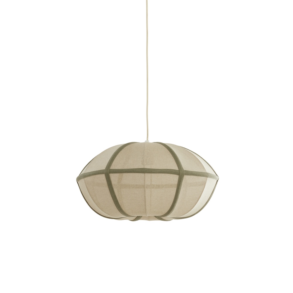 Light & Living Japandi Hanglamp Mirelys Ø 49cm - Olijf Groen - 2995084