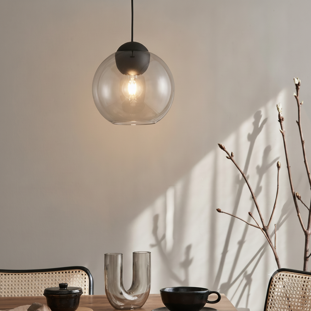 Design hanglamp Midori smoke glas