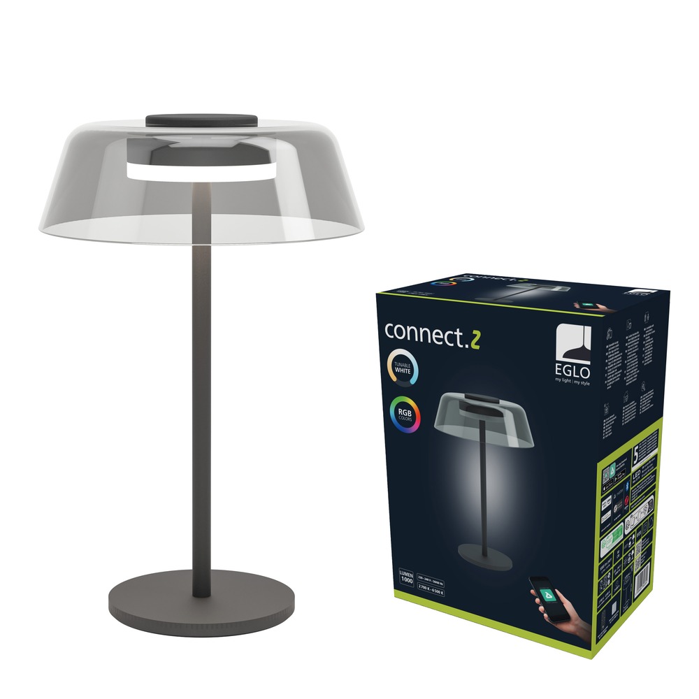 Smart tafellamp Arroyo-Z zwart Eglo 9008606390304