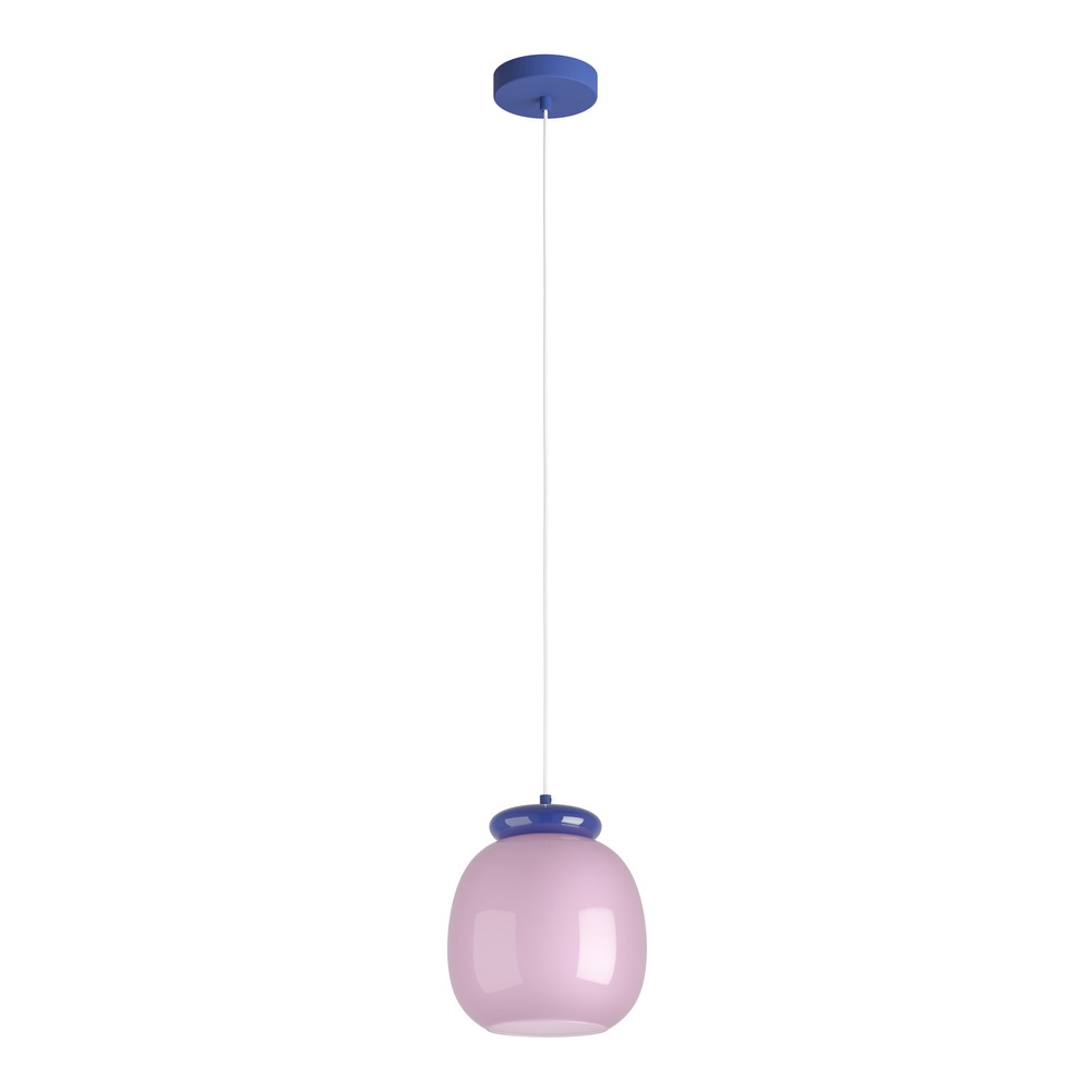 Design hanglamp Berardelli roze met blauw Ø 23cm Eglo 9008606404933