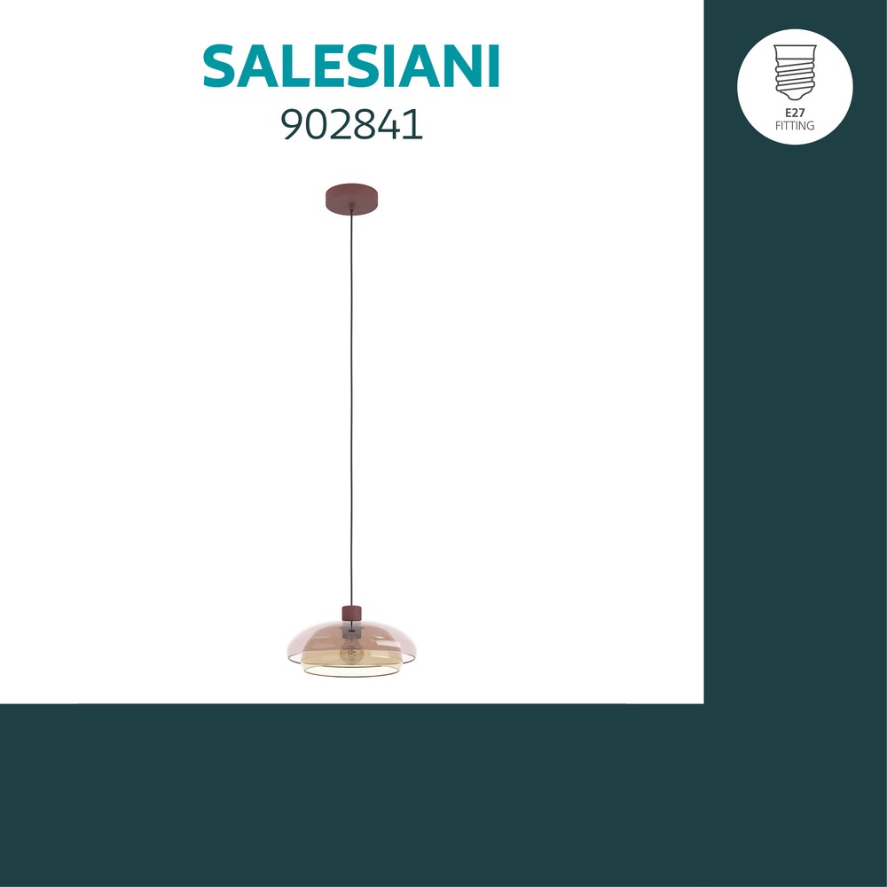 Design hanglamp Salesiani Ø 30cm Eglo 9008606405770
