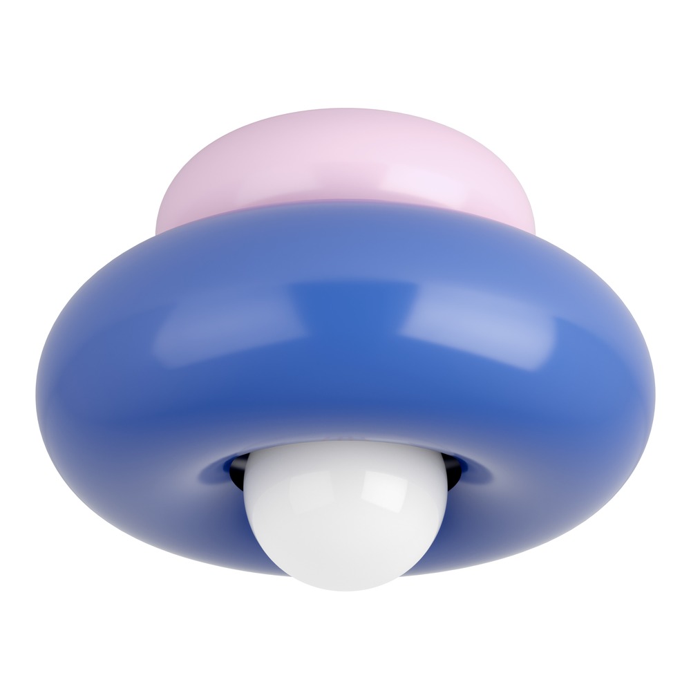 Design plafondlamp Torchiarolo roze met blauw Eglo 9008606405442