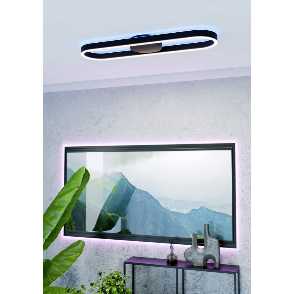 Plafondlamp Amandolo zwart Eglo 9008606391509