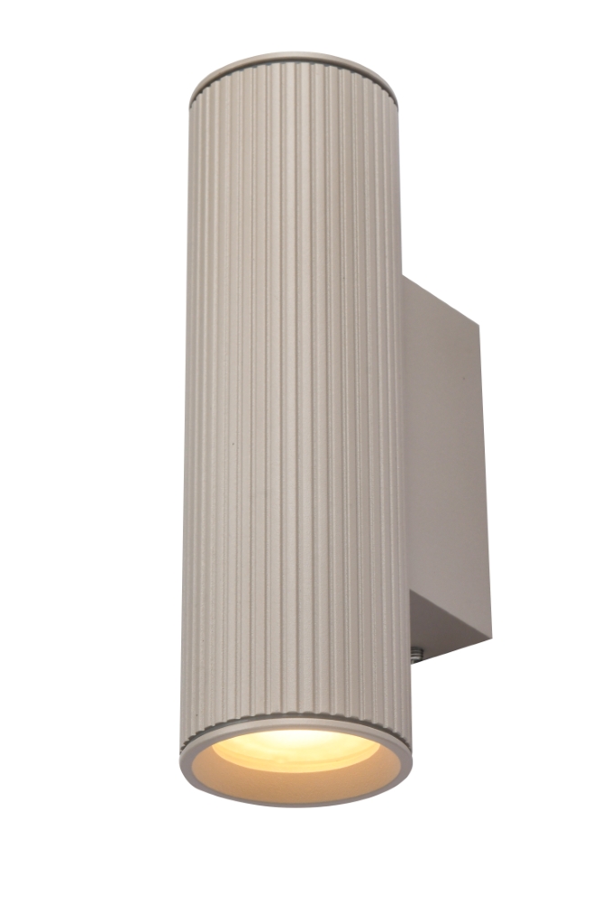 Wandspot ribbels Ribella Zand met zwart