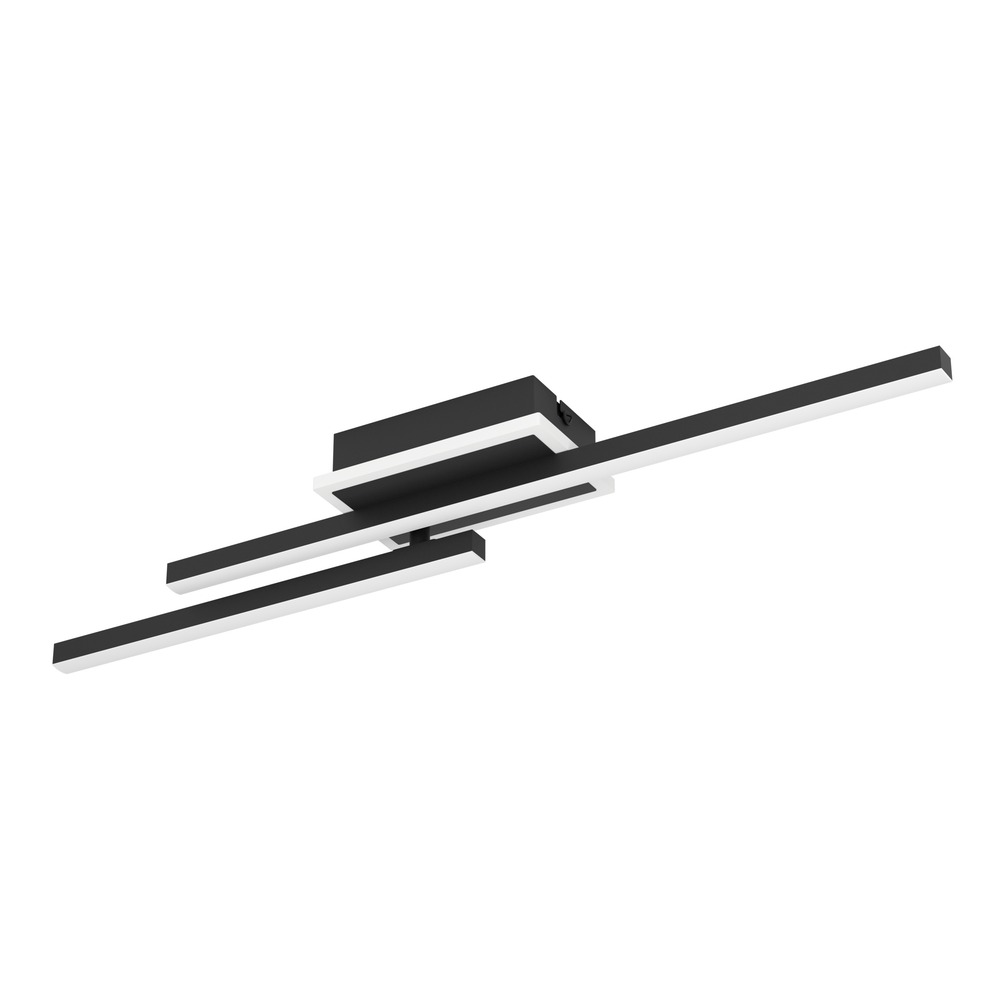 Moderne plafondlamp Nogaredo zwart 60cm