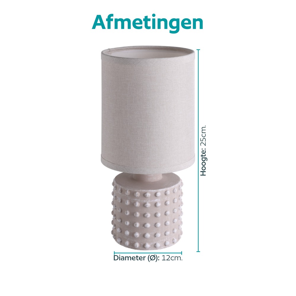 Tafellamp Romanoro zand bruin Eglo 9008606392339