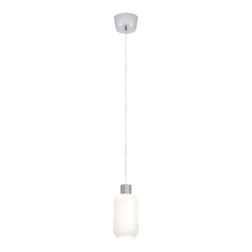 Design hanglamp Dasmina chroom met wit Ø 13cm Eglo 9008606406319