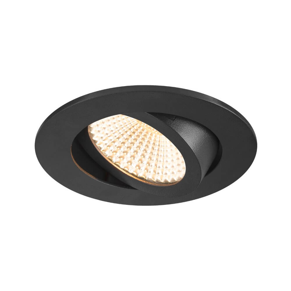 Ronde led spot New Tria Uni zwart - CCT - 600lm - 60g van SLV kopen ...
