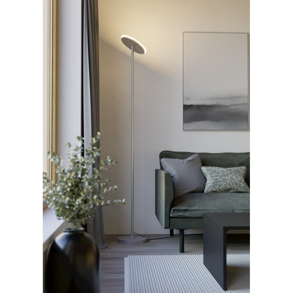 Design vloerlamp Piagnolo zilvergrijs Eglo 9008606392384