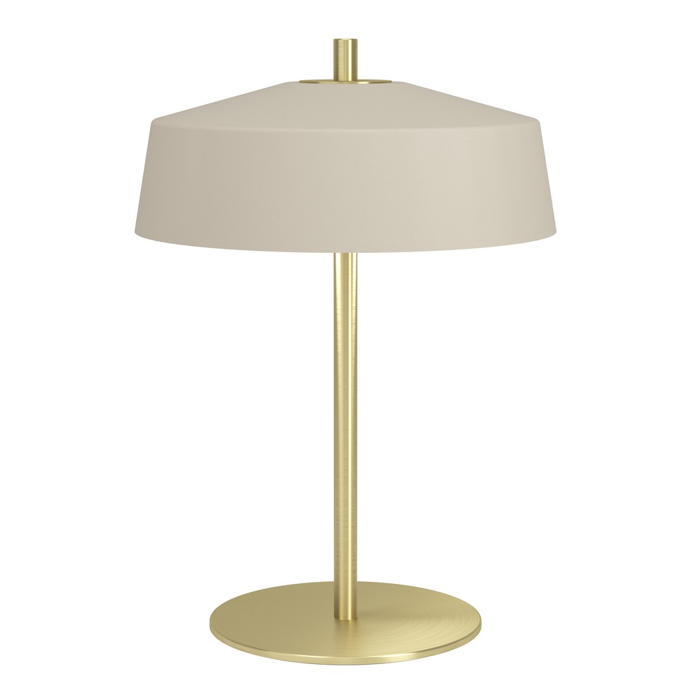 Design tafellamp Valdiola zand bruin