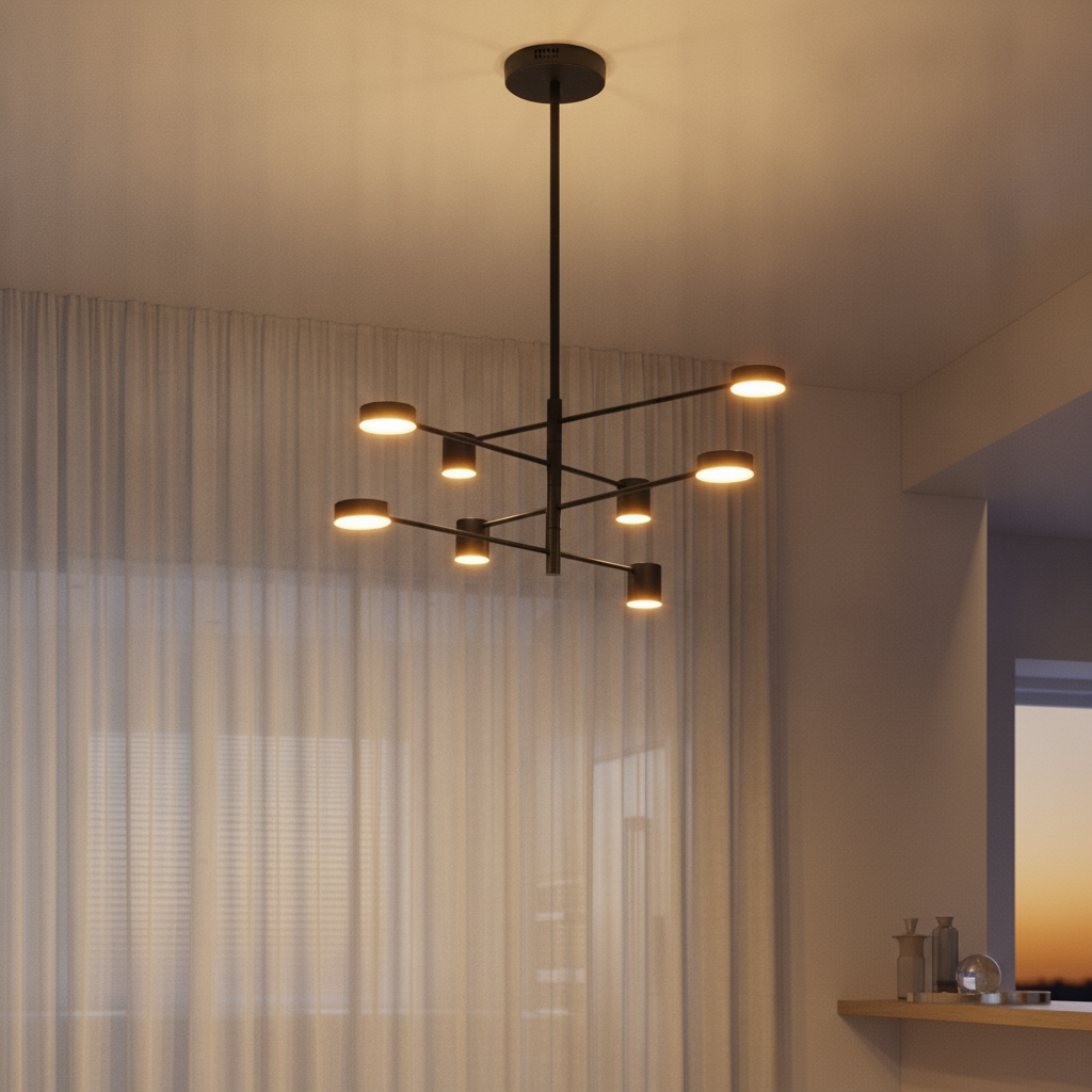Zwarte hanglamp Nordik M design