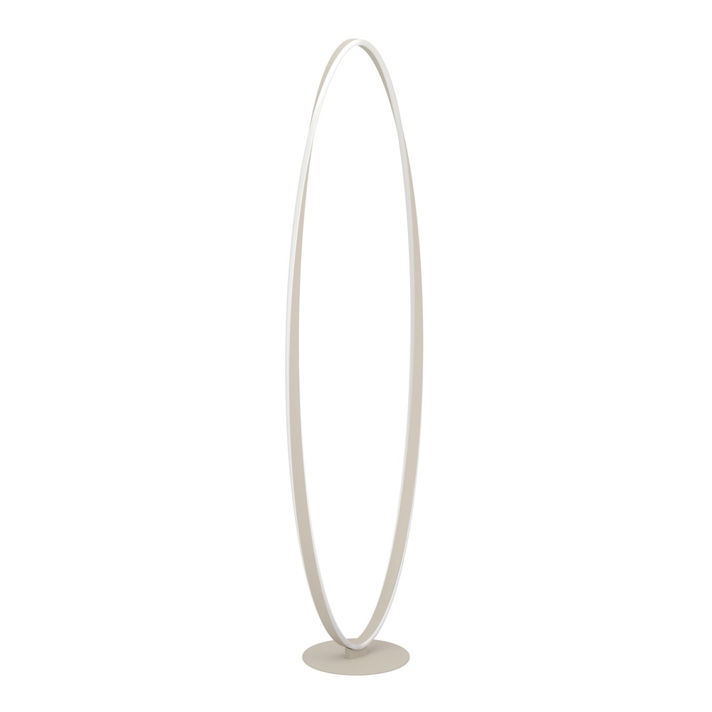 Design vloerlamp Camerota zand bruin
