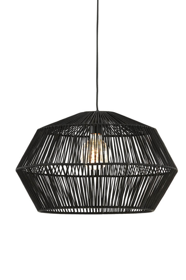 Light & Living Bohemian hanglamp Deya zwart Ø 49cm - 2970412