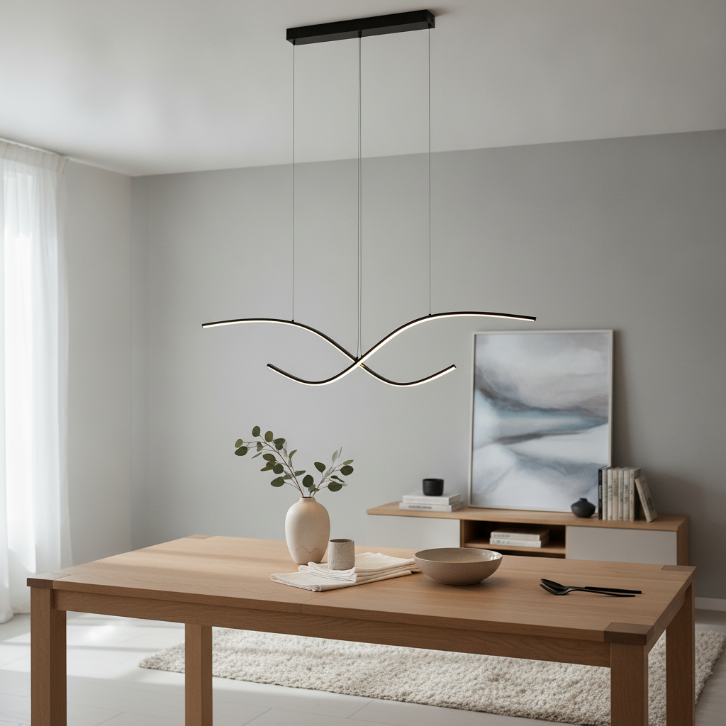 Lyora Hanglamp Krul Brio Zwart - 9130653
