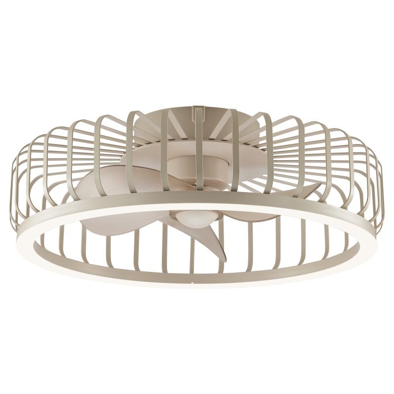 Brilliant Draadlamp Plafondventilator Capo Zand Bruin - G80920/09