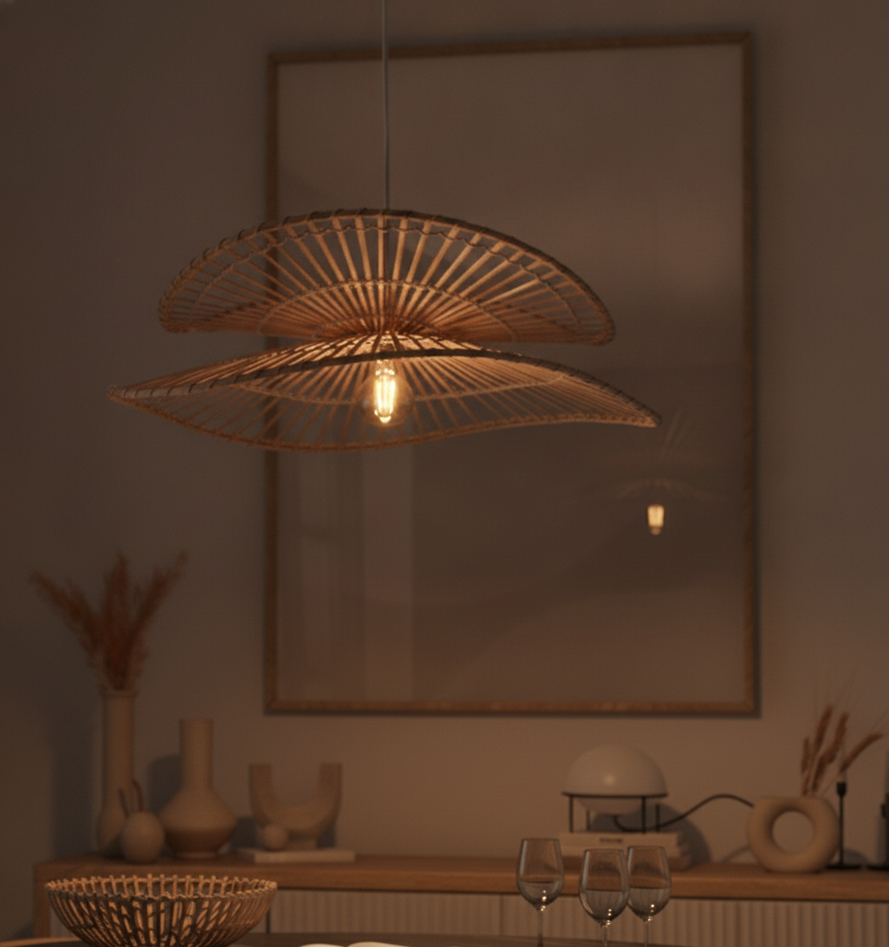 Lyora Rotan Hanglamp Artic Ø 60cm - 9586601