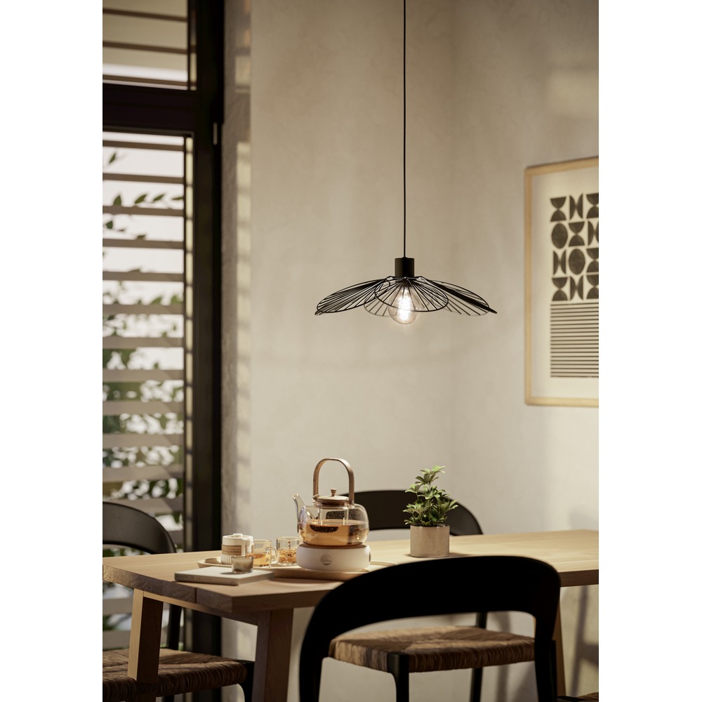 Hanglamp Binacua zwart Ø 45cm Eglo 9008606405909
