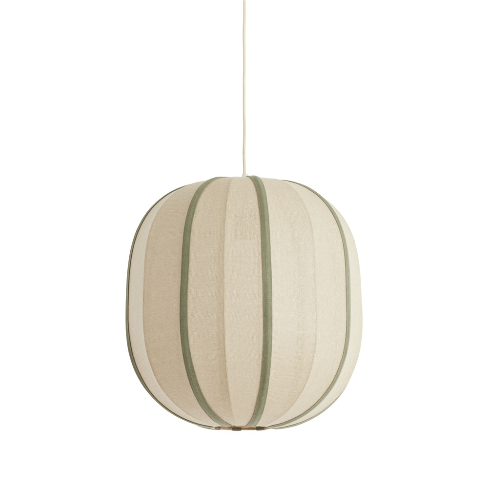 Light & Living Japandi Hanglamp Esmiria Ø 51cm - Olijf Groen - 2995369