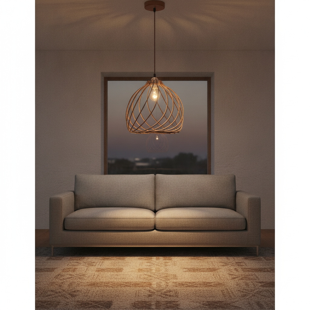 Lyora Houten Hanglamp Adana Ø 35cm - 9135061
