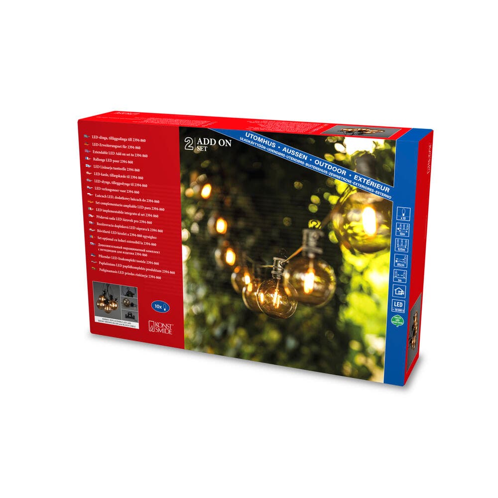 Lichtsnoer Partylight verlengset voor 2394-860 KonstSmide 7318300026761