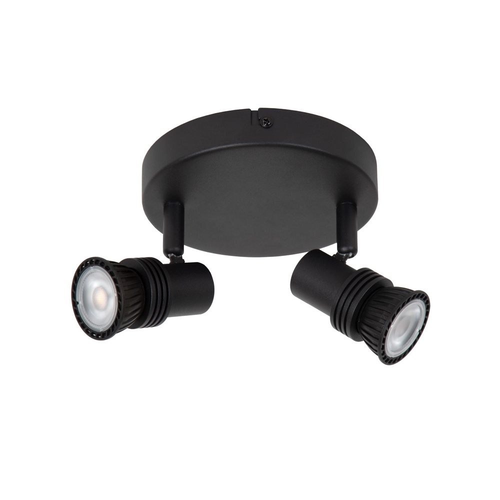Lucide Plafondspot Kianti 2-lichts Zwart - 53901/12/30