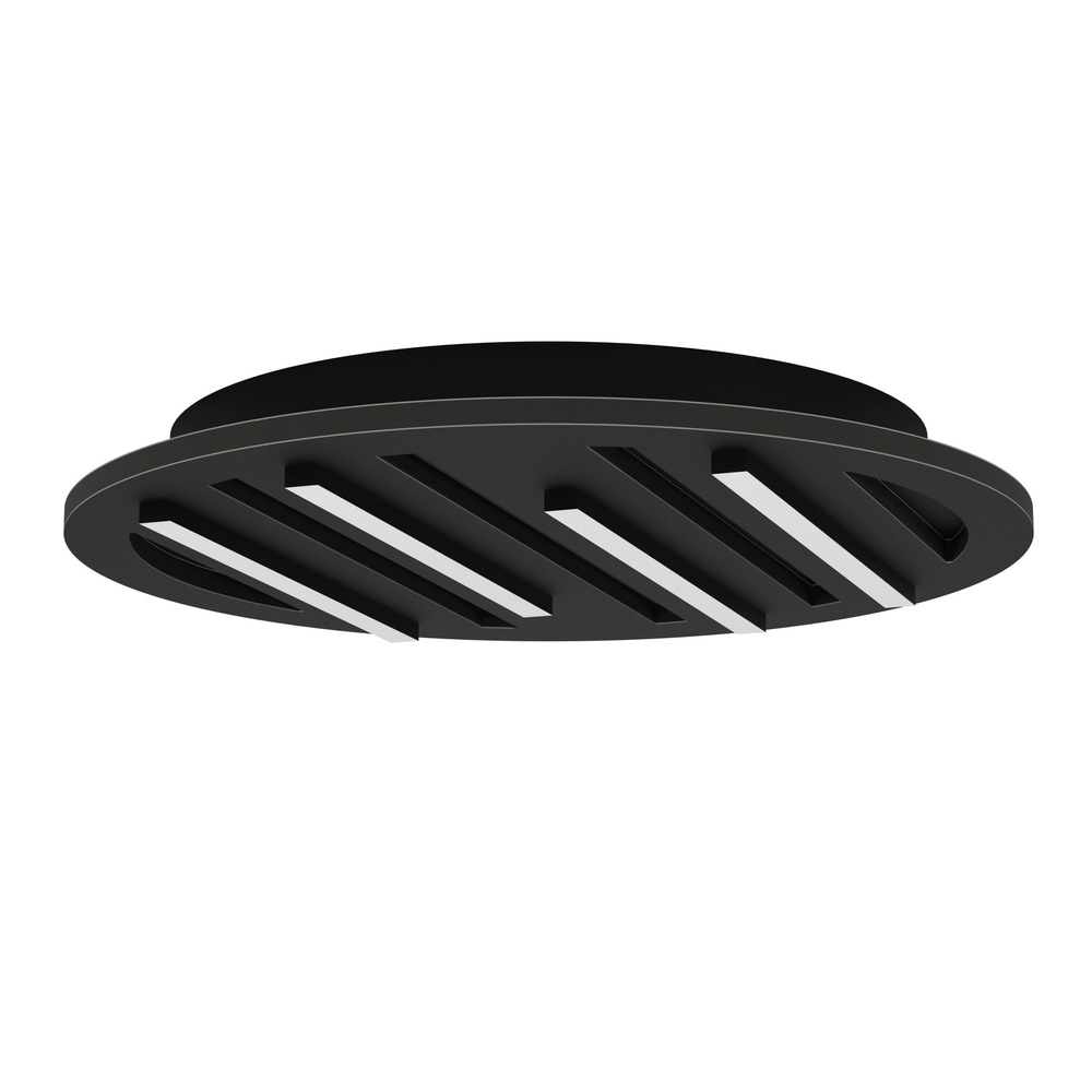 Smart plafonniere Pitrignani-Z rond Ø 38cm zwart