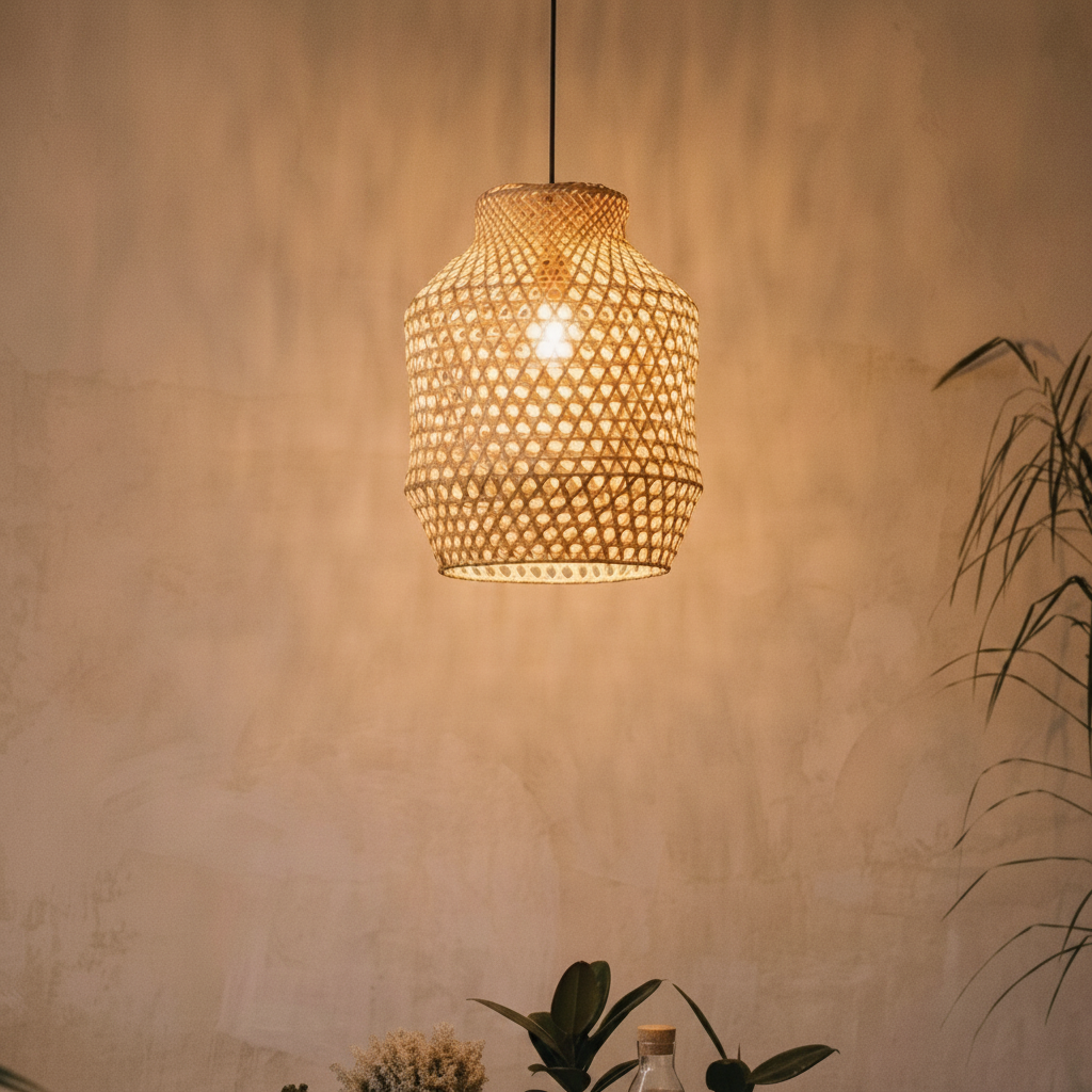 Rotan hanglamp Mia Ø 35cm