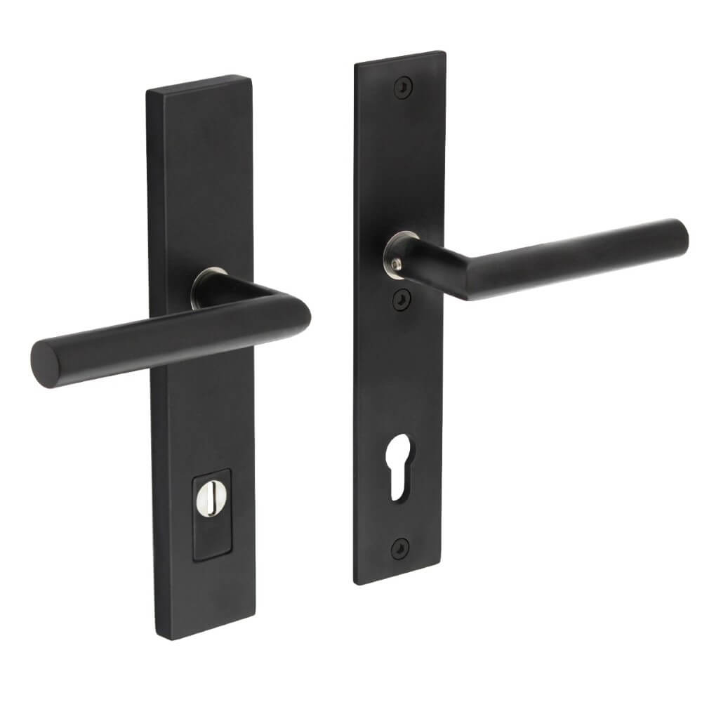 Intersteel Achterdeurbeslag Aurano kerntrekbeveiliging PC 92mm recht zwart - 0023.396349Z