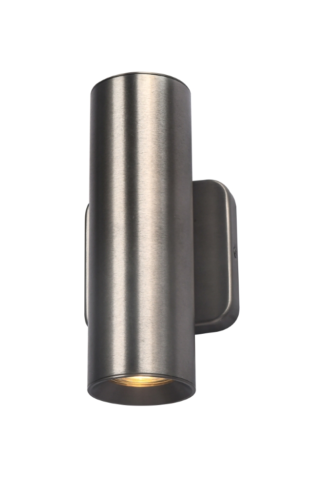 Licht bronzen wandlamp Megano 2 met up- & downlight