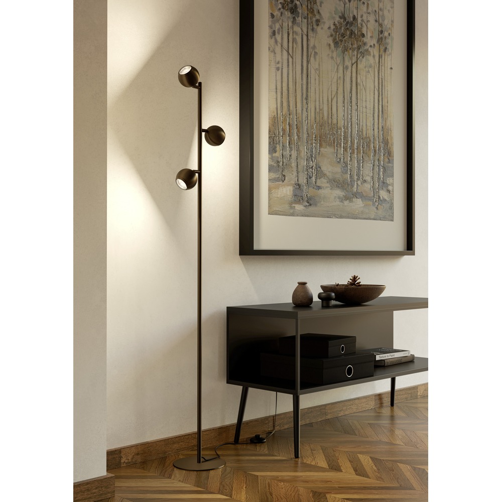 Design vloerlamp Bimeda 1 donker brons Eglo 9008606391127