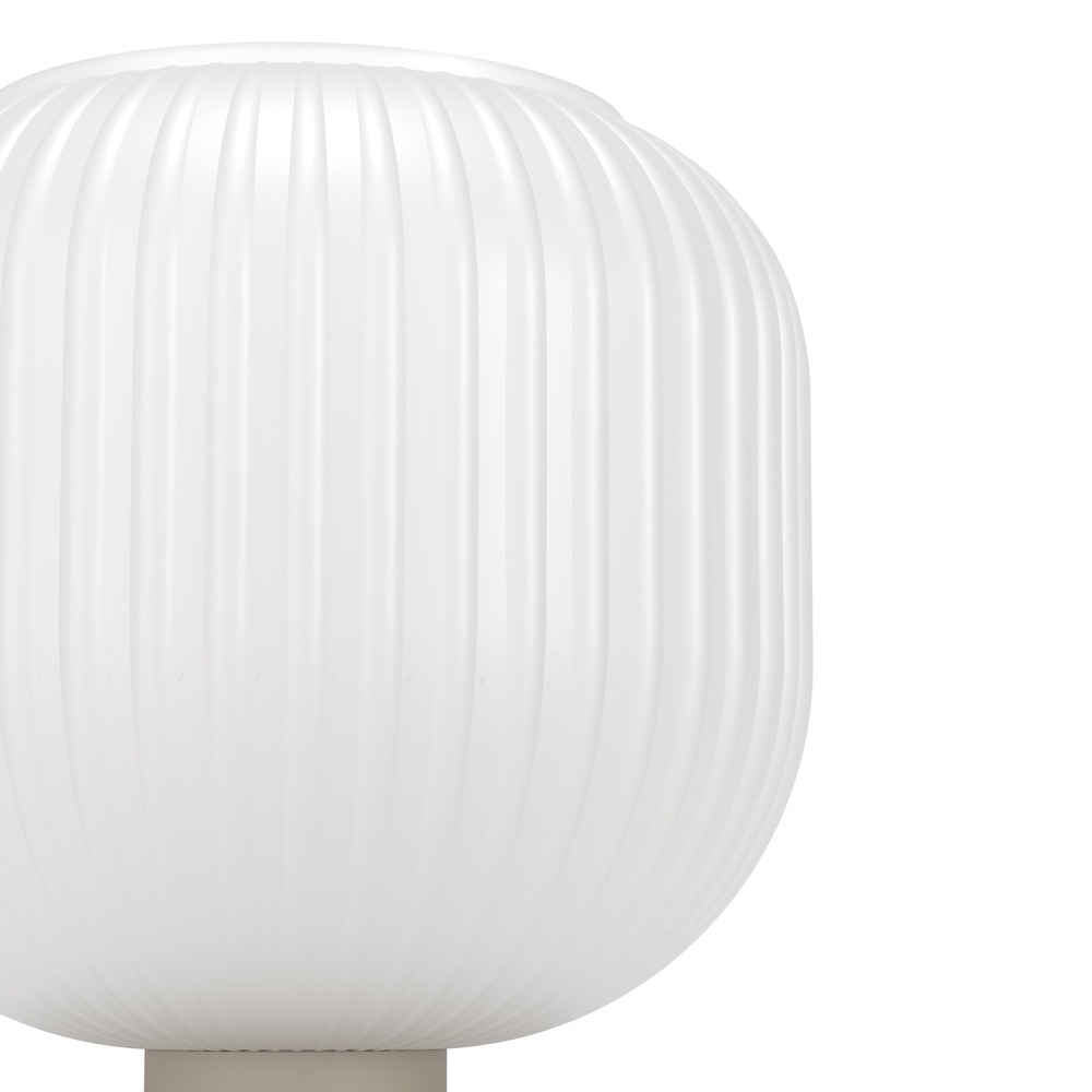 Design tafellamp Dasmina zand bruin met wit Ø 20cm Eglo 9008606406388