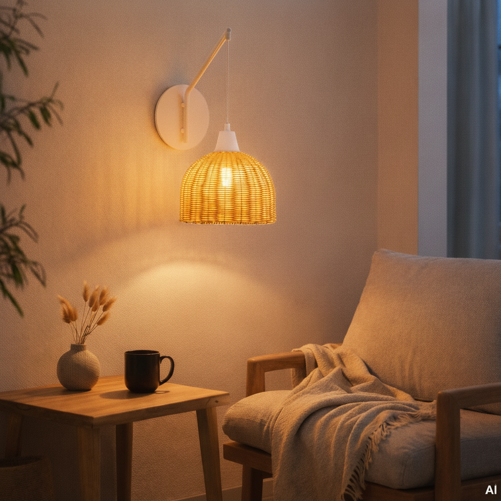 Wandlamp Fado wit