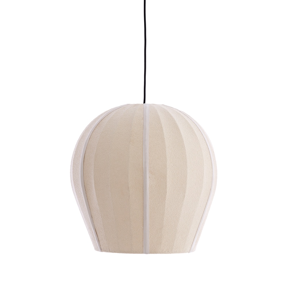 Light & Living Bouclé Hanglamp Zagori Ø 44cm - Zand - 2989613